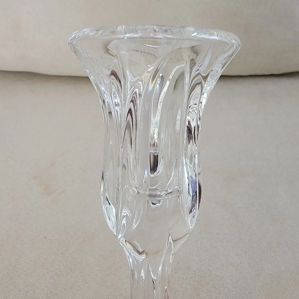 Gorham Crystal Candle Holder ( 2 pc)